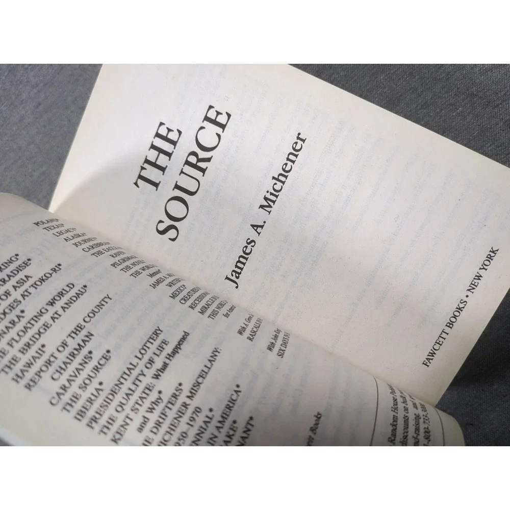 The Source James Michener 1983 Ballantine Books‎ Edition Paperback - LIKE NEW